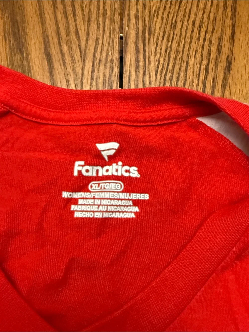 Fanatics Red St. Louis Cardinals Short Sleeve Tee with White Pinstripe Sleeves